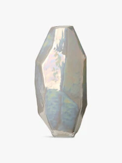 Pols Potten Medium White Graphic Luster Vase