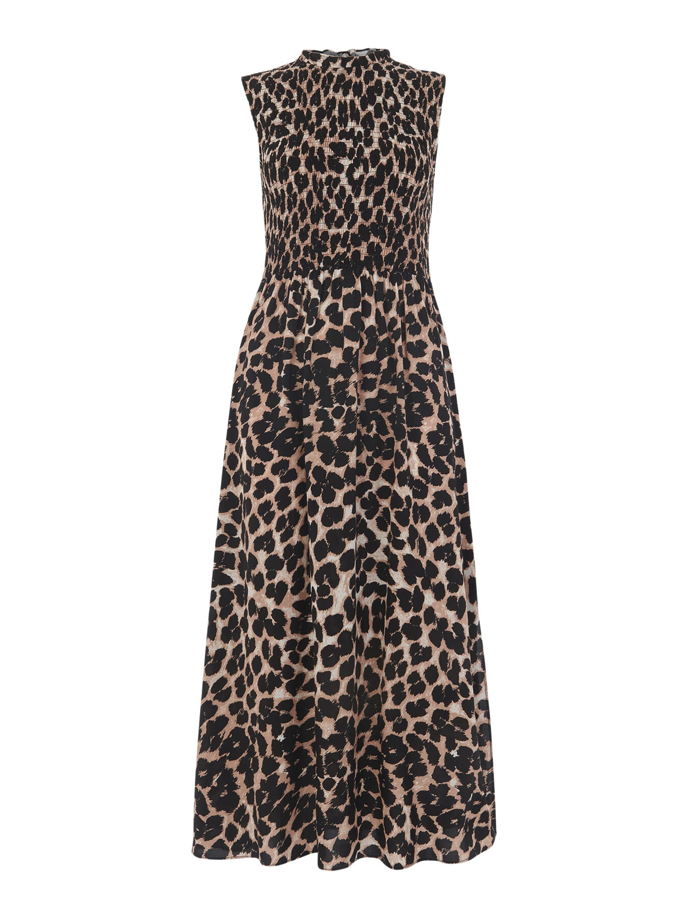 Whistles Heidi Leopard Spot Midi Dress 1 Whistles Heidi Leopard Spot Midi Dress