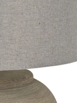 Baslow Etched Grey Small Ceramic Lamp With Shade -Lifestyle Shop 5013622268623 3