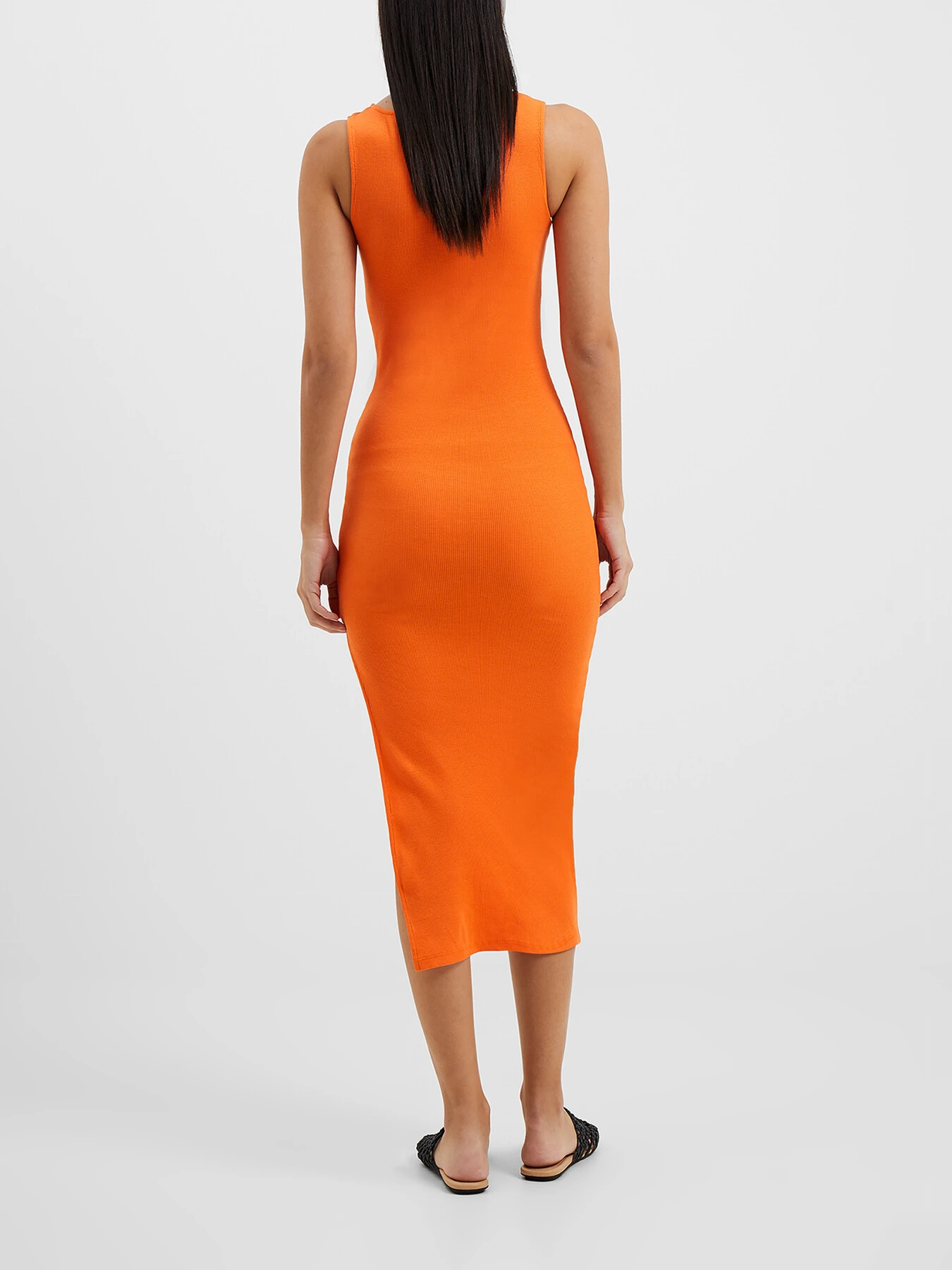 French Connection Rassia Cotton Slack Neck Dress 3 French Connection Rassia Cotton Slack Neck Dress - Image 3