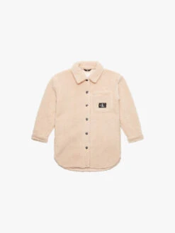 Calvin Klein Jeans Monogram Badge Teddy Coat