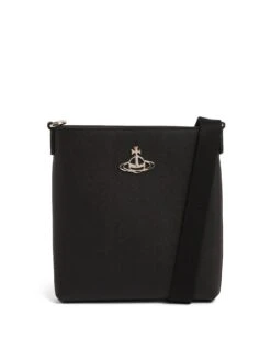 Vivienne Westwood Saffiano Drawstring Crossbody