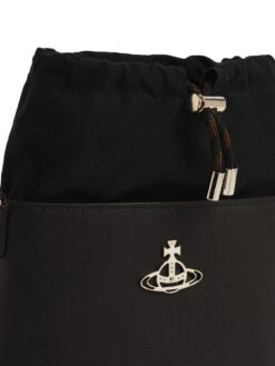 Vivienne Westwood Saffiano Drawstring Crossbody -Lifestyle Shop A628262 3