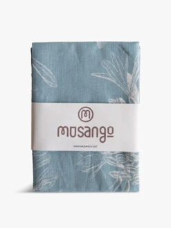 Tea Towel With Dove Grey Agapanthus Design