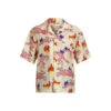 Marni Shortsleeve Print Bowling Shirt