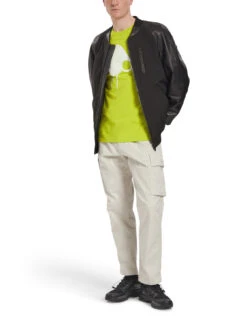 MOOSE KNUCKLES Rouge Park Bomber With Leather Sleeves -Lifestyle Shop A635531 2