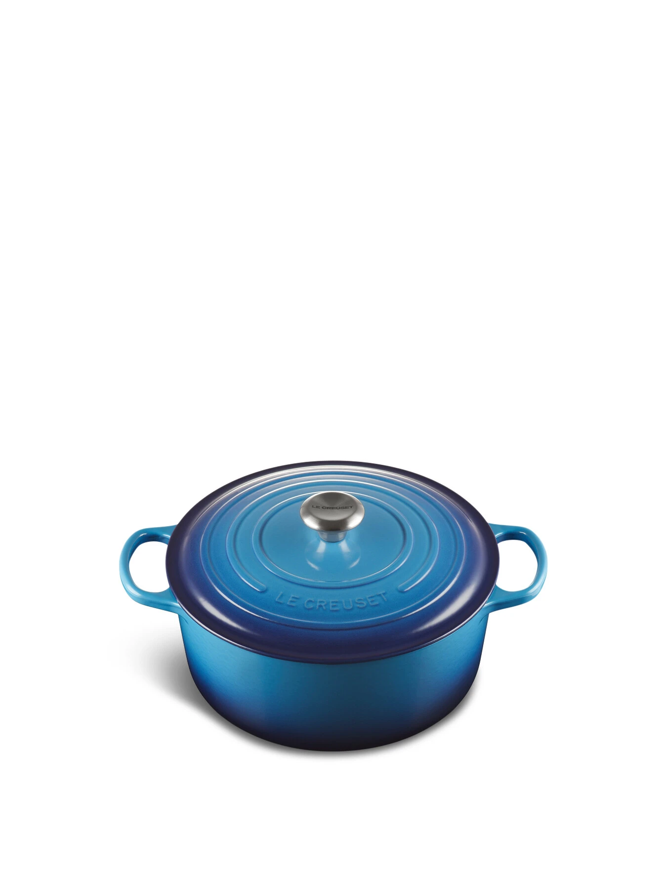 Le Creuset Signature Cast Iron Round Casserole 20cm 1 Le Creuset Signature Cast Iron Round Casserole 20cm