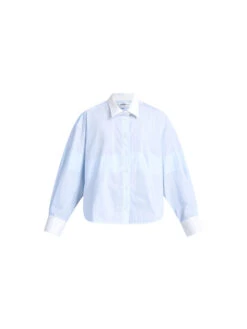 Victoria Beckham Tuck Detail Cropped Mens Shirt