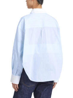 Victoria Beckham Tuck Detail Cropped Mens Shirt -Lifestyle Shop A658362 3
