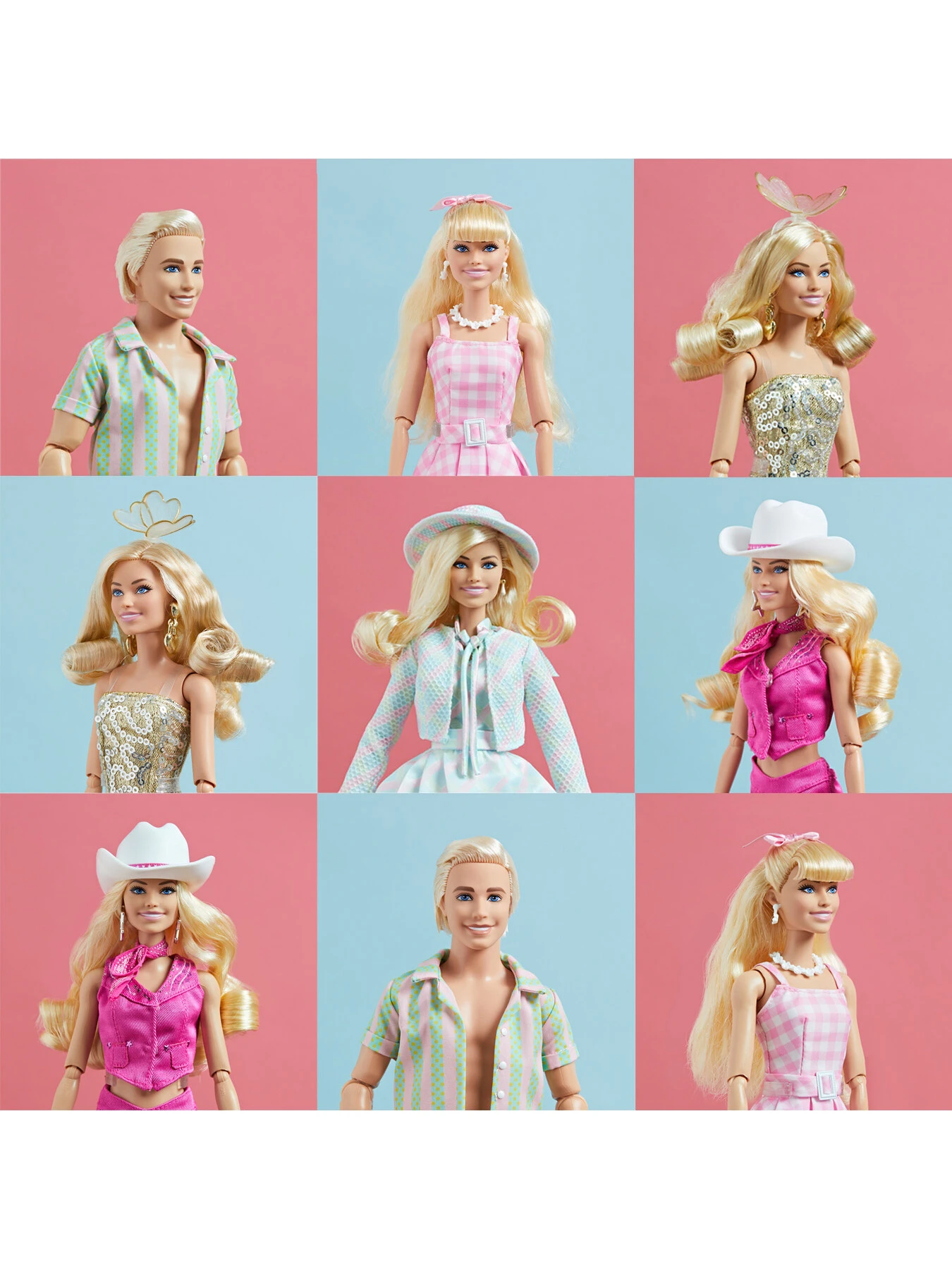 Barbie™ The Movie Ken® Doll Wearing Pastel Striped Beach Matching Set 9 Barbie™ The Movie Ken® Doll Wearing Pastel Striped Beach Matching Set - Image 9
