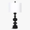 Wooden Black Lamp
