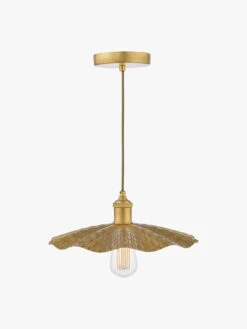 Piper Gold Leaf 1 Light Single Pendant